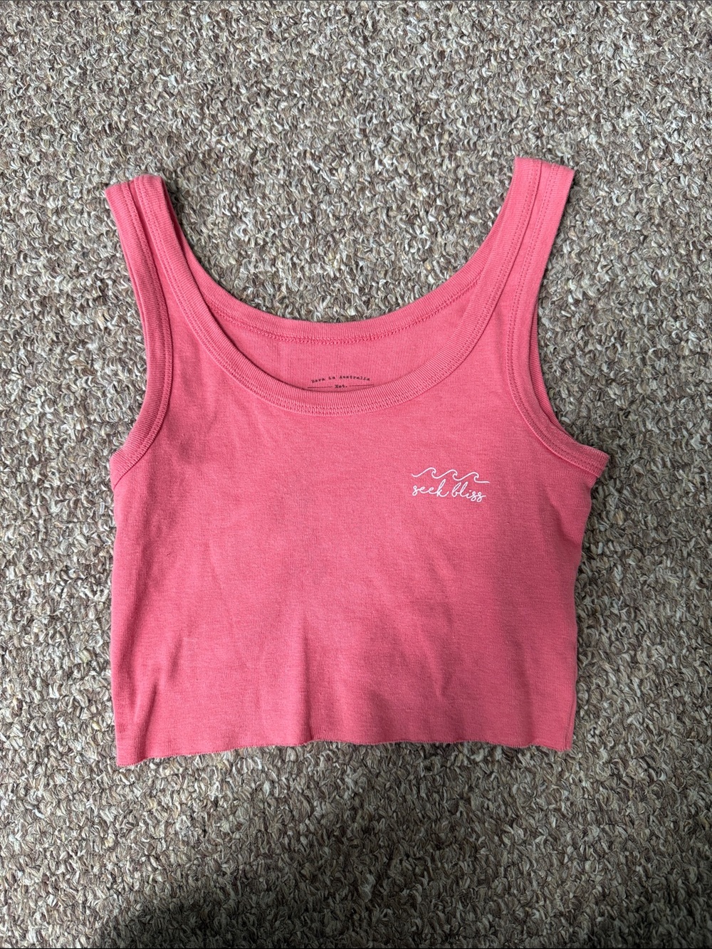 Billabong Pink Crop Tank Top